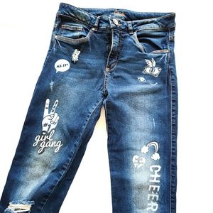 ELA Super strechy Jeans sz. 8